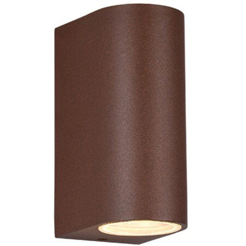 Luminaires de jardin, Applique outdoor moderne métal Roya arrondie Rouille en Metal Trio