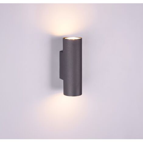 Applique Ruggine Cilindro Marley Doppia Emissione Su e Gi Trio Lighting