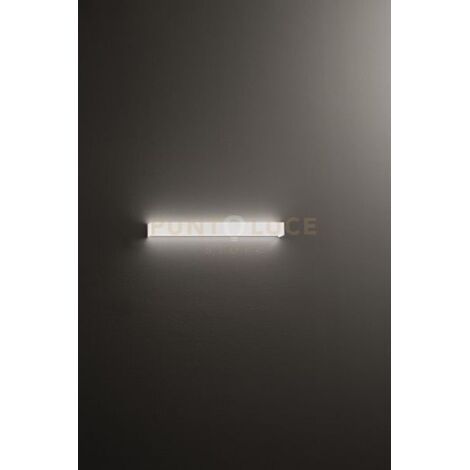 Applique Rummo in alluminio bianco LED 20W 1600Lm 3000K 59cm con diffusore satinato