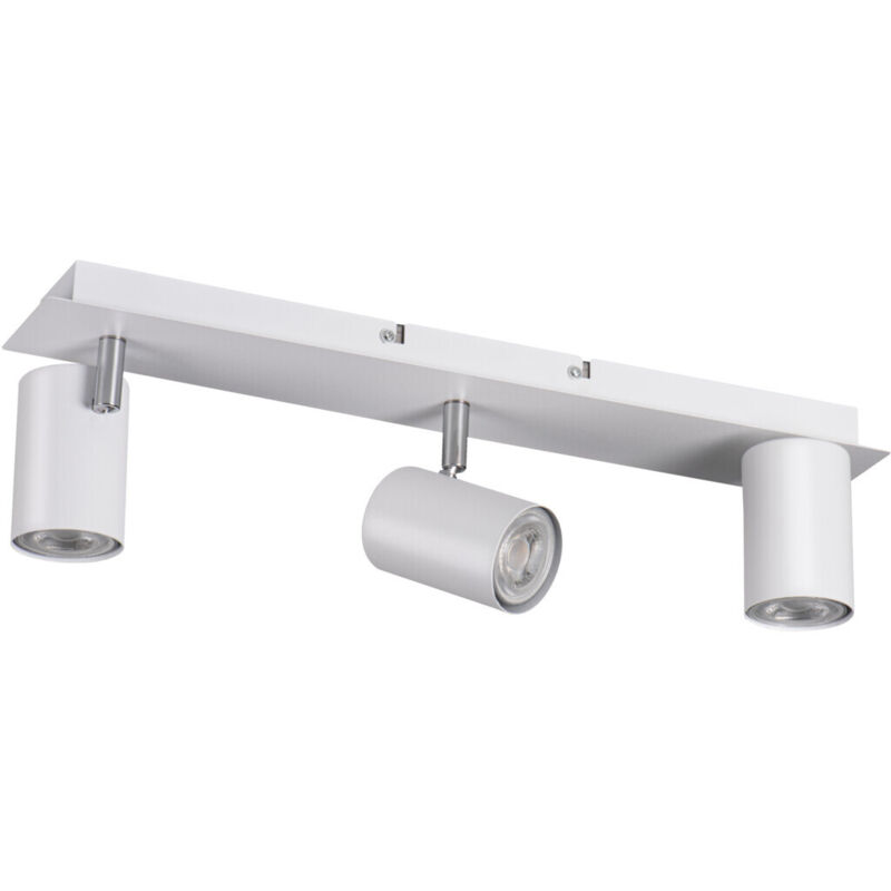 Applique Mural / Plafonnier Blanc 3 x GU10 10W