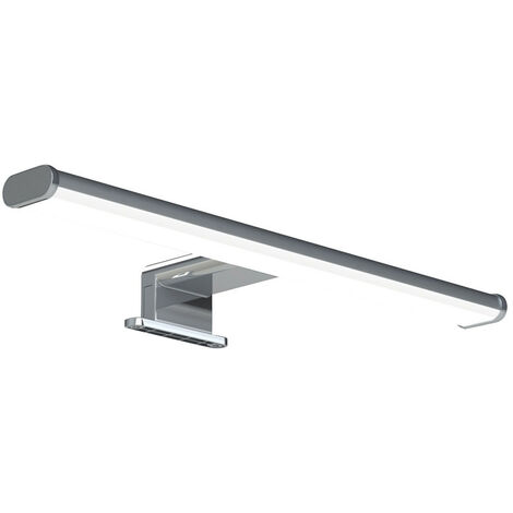 Applique de salle de bain led 8W – IP44 étanche – 600 lumens – 400 x 120 x 45 mm – Lumière blanche 4000K – Installation facile sur miroir ou meuble – Gefom