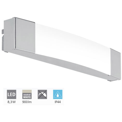 Applique Salle De Bain Siderno 35 cm - Argent