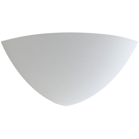 "Applique SANTORINI in gesso bianco verniciabile"