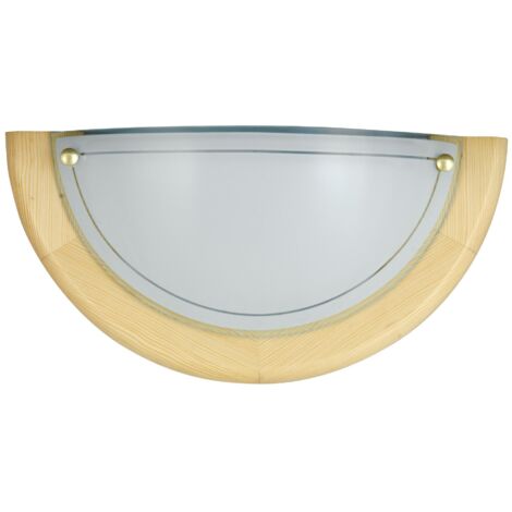 Applique SDB demi-plafonnier E27 bois Ufo 5401 Rabalux