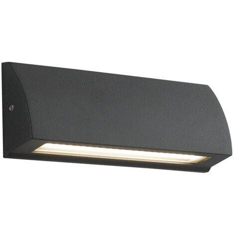 "Applique segnapassi LED da esterno SHELBY antracite 6W luce naturale 17 cm."