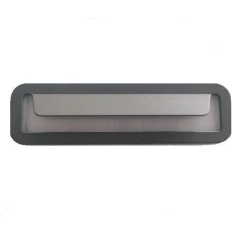 APPLIQUE SEGNAPASSO PER ESTERNO A LED 14W LUCE NATURALE 4000K GRAFITE