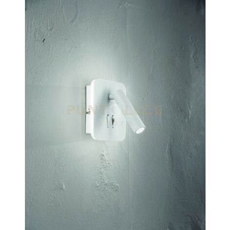 APPLIQUE SELLA QUADRATO BIANCO LED 3000K 730LM 9W ORIENTABILE