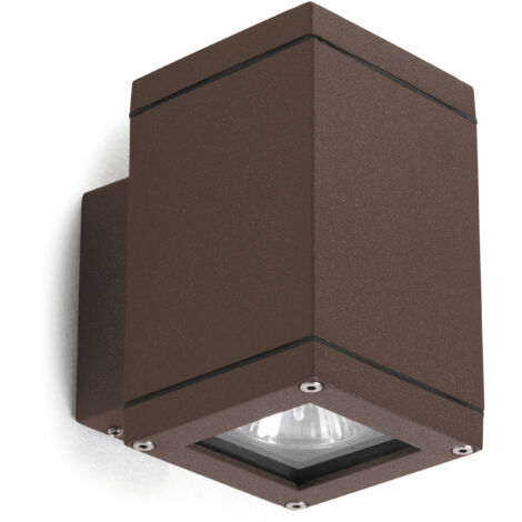 Applique SETH Medium Square IP65 LED SMD AC 4W 500lm CRI80 3000K Marron rouille