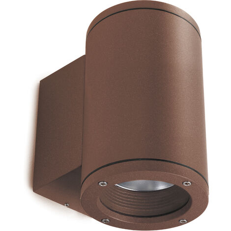 Applique SETH Round IP65 E27 75W Marron rouille