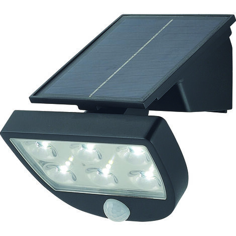 Applique solaire avec détecteur de mouvement (150 Lm)- Noir