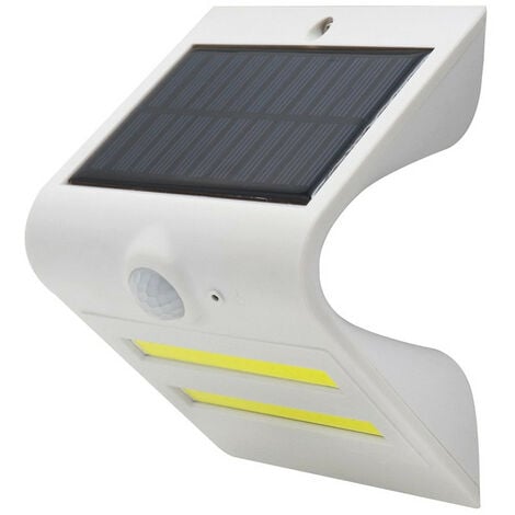 Applique Led extérieur solaire inox LUXOR - Détecteur de mouvements - –