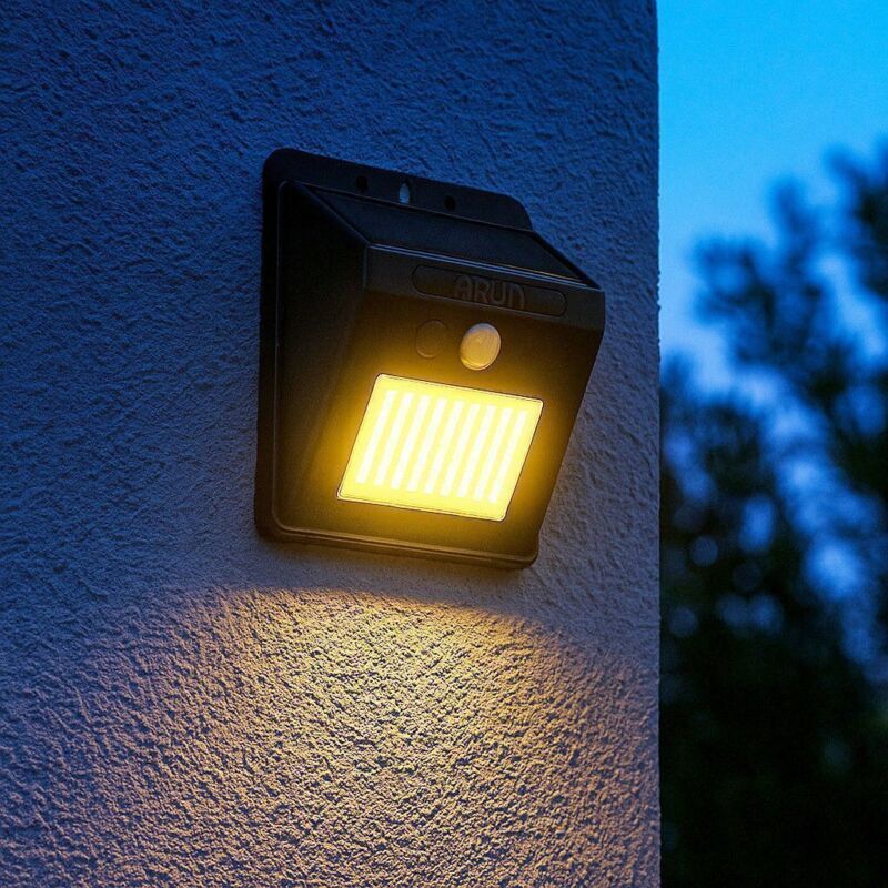 Applique solaire cct (Blanc chaud et Blanc froid) rana IP54 220 Lumens
