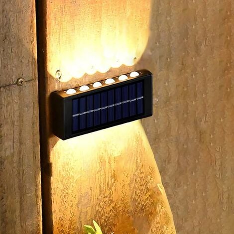 tempsa applique solaire murale exterieure 144led avec detecteur mouvement  jardin eclairage abs - Achat/Vente applique exterieure pas cher 