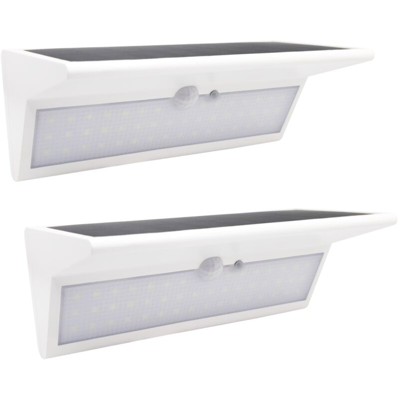 Applique Solaire LED 800lm IP65 avec Détecteur de mouvement Lot de 2 U.