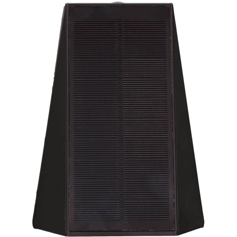Applique solaire led Jankia 2x2W 6500K Noir