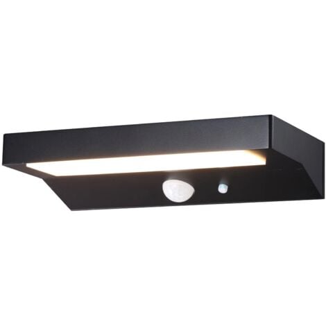 Applique solaire LED PULSAR - 6W Lumihome® noir