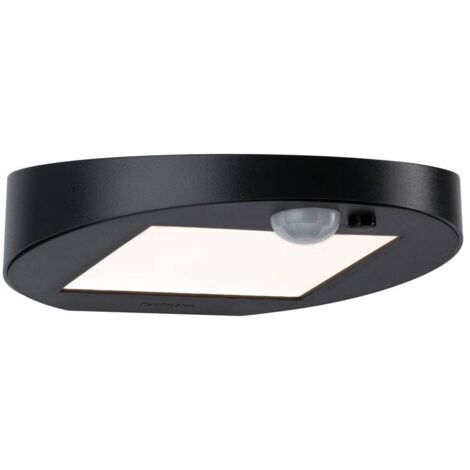 Applique solaire LED Ryse avec détecteur noir