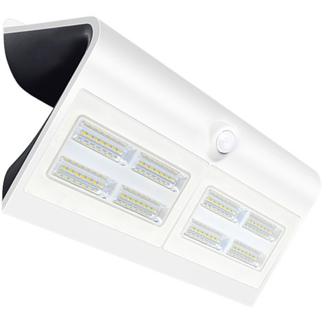 VISION-EL Applique solaire LED SUNNY VIGNE - 4W Miidex Lighting® blanc-neutre-4000k - noir