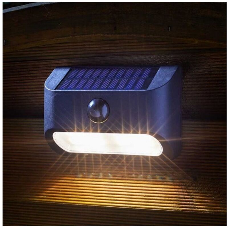 Applique solaire murale multiusage Sentinel avec détecteur de mouvement