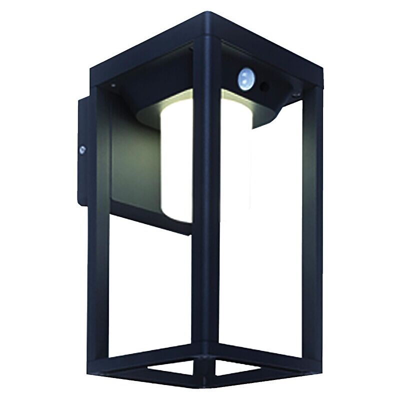 Applique solaire Roma à détection 2,1 w 300 lm H25 cm 3000K IP55 anthracite Bf Light