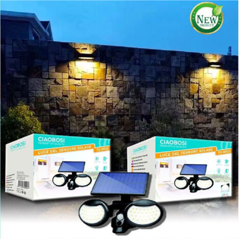 Applique Solar 10 W Avec Led Sensor Movement Ip67 Tx-9502