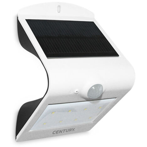 Applique solare a led con sensore 4000k Grigio