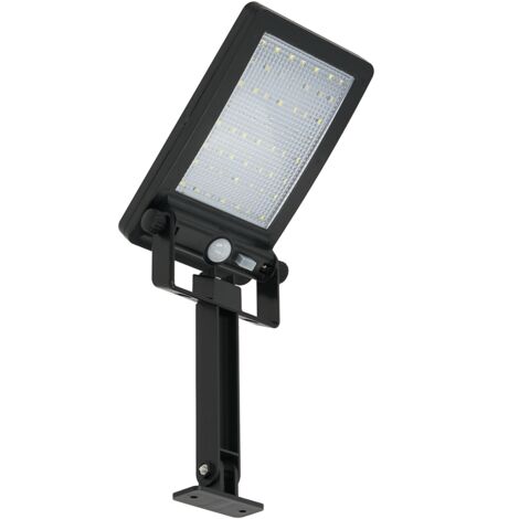 Applique solare esterna nera LED 1,2W 6500K IP44 Eko-Light