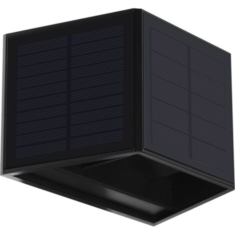 Applique solare LED 50lm 3000K nera Wings Eko-Light IP54