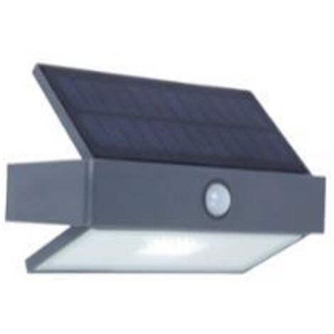 APPLIQUE SOLARE LED ARROW 2.3W 5000K 18X7XH11CM GR