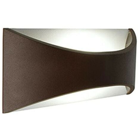 Applique Sovil Moon marrone piccola a led 6W 4000K IP65 99107/27
