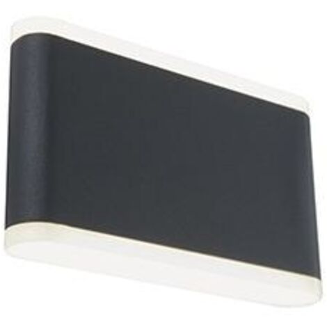 Applique Sovil Wave rectangulaire gris LED 14W 4000K IP54 99134/16