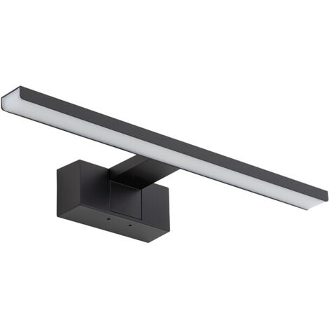 Applique specchio CEZANNE LED 8W nera IP44 Nowodvorski