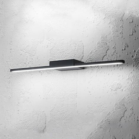 Applique specchio quadro gea luce one gap493c ip44 3000°k 1670lm lampada parete moderna