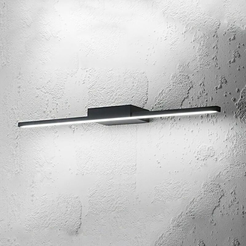 Image of Applique specchio quadro gea luce one gap493c ip44 3000°k 1670lm lampada parete moderna