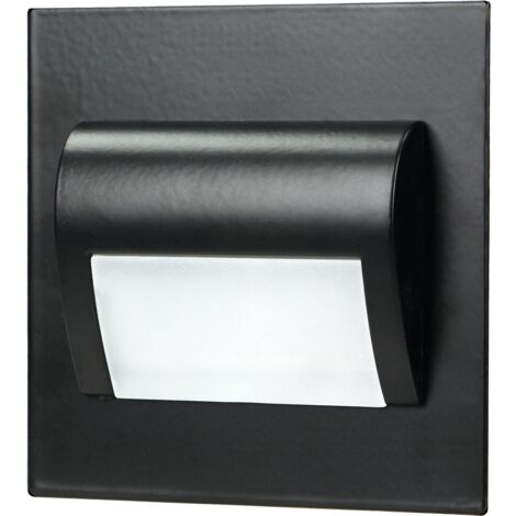 Applique spot extérieur DRACO LED NEW 1,5W encastrable 12V 30lm 6000K noir Adviti ORNO
