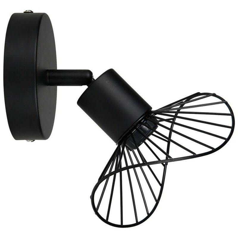 Applique spot orientable Capeline noir