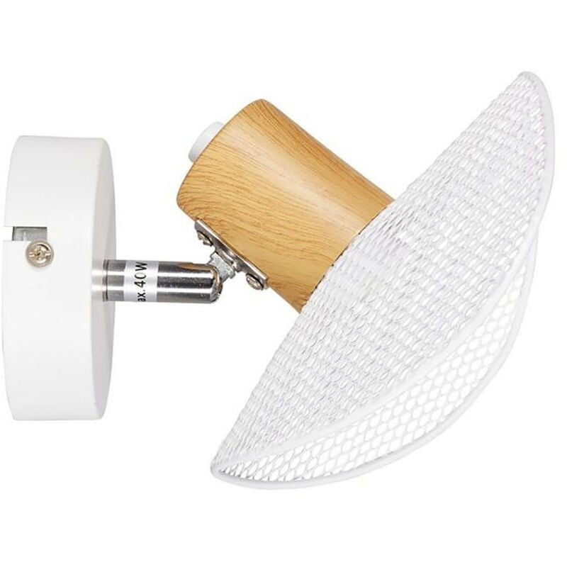 Applique spot orientable métal Hyde blanc