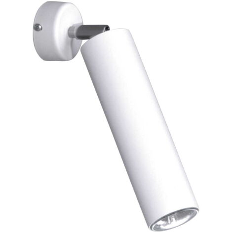 Applique spot tube Mile blanc/chrome GU10 Kaja K-4413