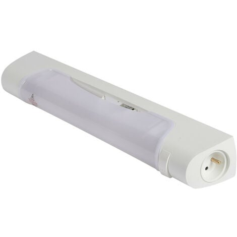 Réglette LED - avec interrupteur - luminaire salle de bain - longueur 550  mm - Halolite ARIC