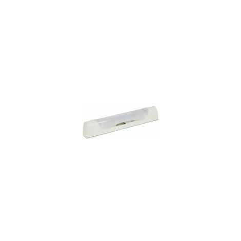 Applique standard tube LED S19 avec interrupteur - 470mm - IP24 - Blanc - Prismaline Sarlam
