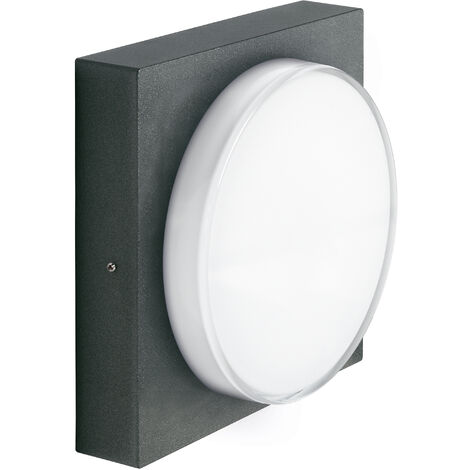 Applique STERLO Round IP65 LED SMD AC 12.90W 1500lm CRI80 4000K Anthracite
