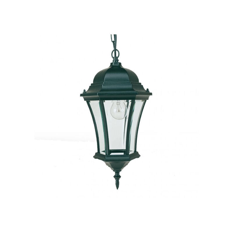 Applique Suspension 6 Faces 100W Vert de Gris - initialis