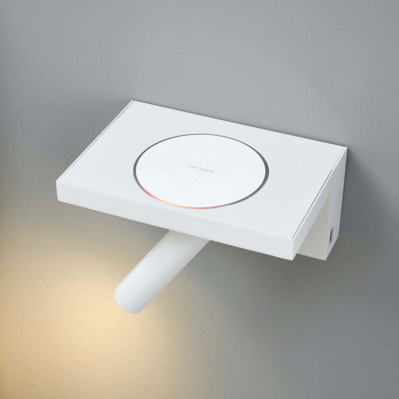 Applique tablette led avec recharge smartphone - Naro