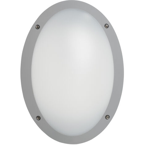 Applique TEIA Oval IP66 E27 23W Gris