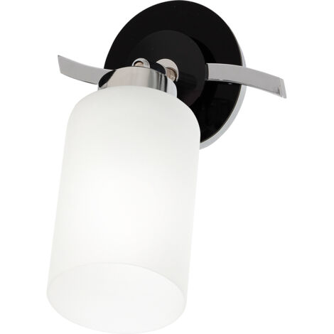Applique Tokio cromata con diffusore vetro 1xE27 Luminex