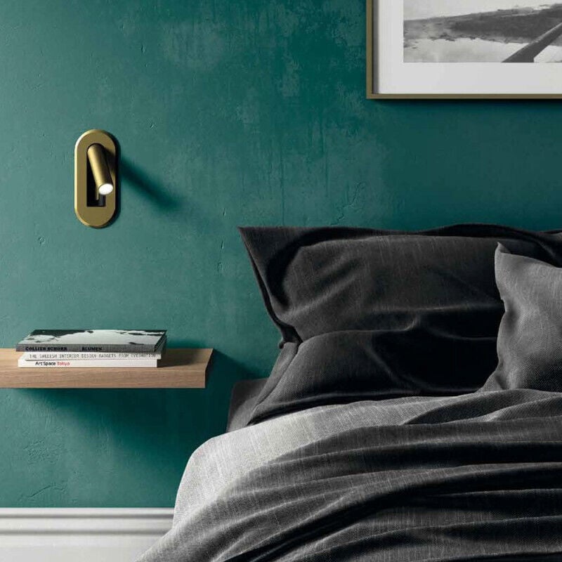 Millumine - Applique Tête De Lit Mila Tactile Laiton Mat