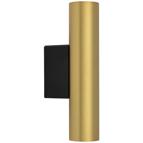 Applique tubo Nowodvorski Fourty 2xGU10 ottone massiccio nero