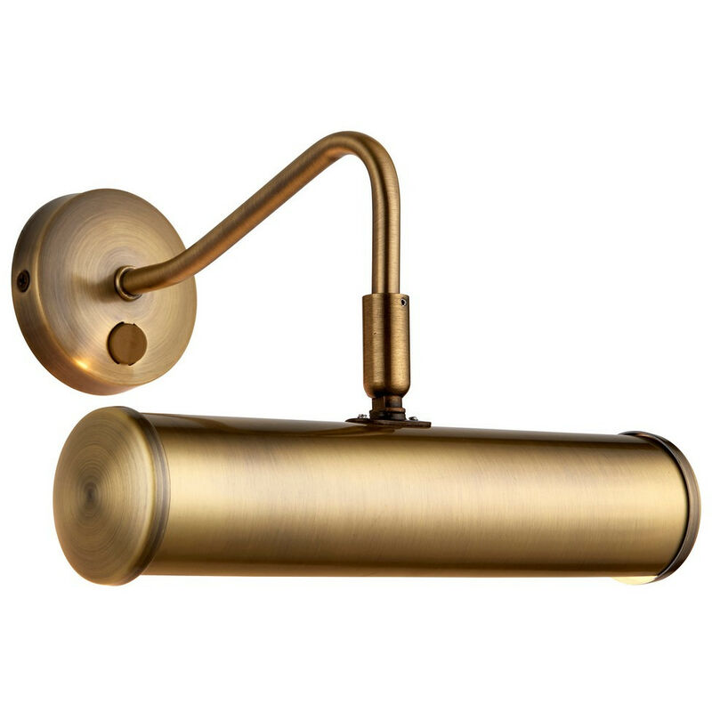 Turner - Applique murale à 1 lumière en laiton antique, E14 - Endon