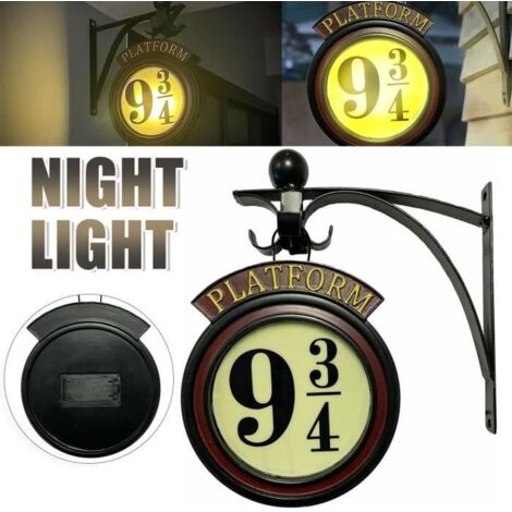 Applique/ Veilleuse Murale de 9 3/4, Lampe accessoire de Harry Potter