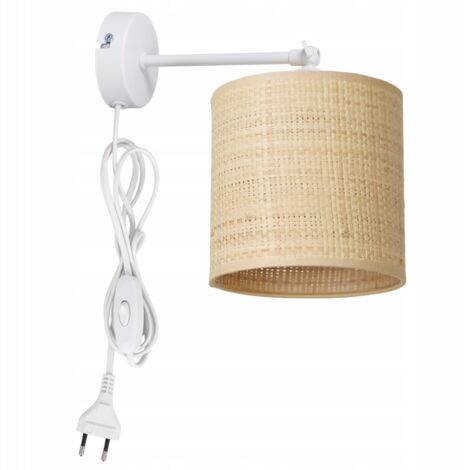 APPLIQUE, VEILLEUSE, TUBE, ROTIN AVEC CÂBLE